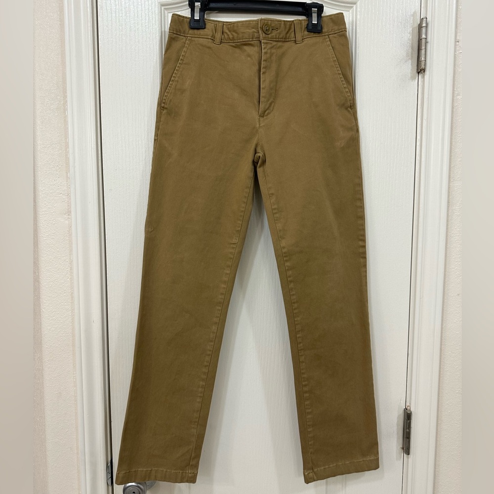 Class Club Big Boys Size 12 Modern-Fit Flat-Front Stretch Twill Pants.